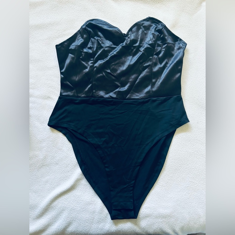 Satin bodysuit